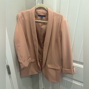 Women’s blush pink Apt 9 blazer size XL